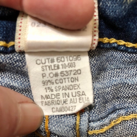 True Religion Joey Twisted Flare Denim Jeans - 31 - Picture 14 of 16